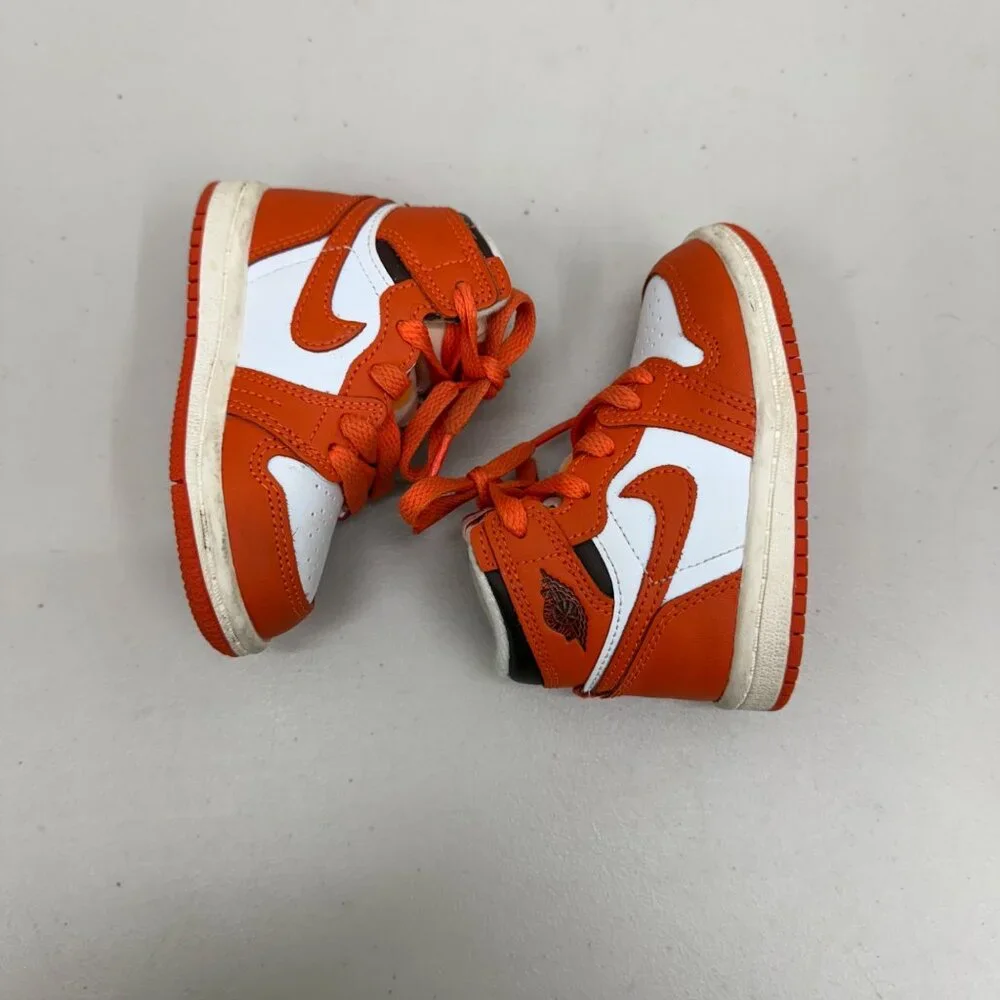 Nike Jordan 1 Retro High OG Starfish Sneakers Shoes CU0450-101 Infant Baby sz 5C